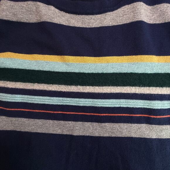 MOTH ANTHROPOLOGY Luca Striped Sweater Dress Multicolor Long Sleeve Knit Size L - Picture 14 of 16